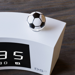 Bouton Snooze pour réveils de type DS-2, motif football